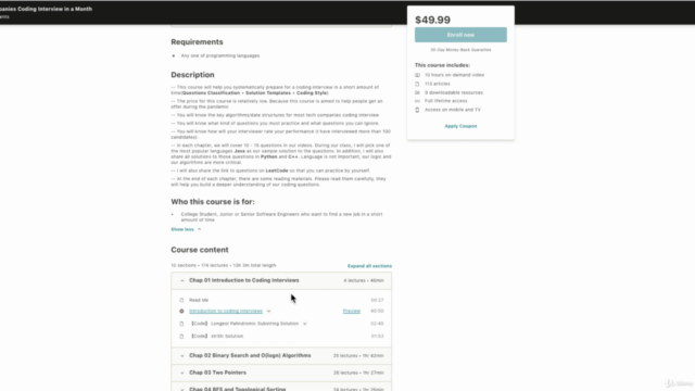 Coding Interview Bootcamp: Algorithms (Java, Python, C++) – Screenshot 4
