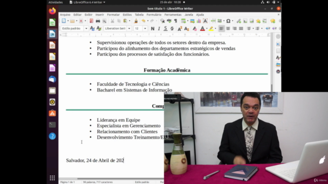 LibreOffice Writer iniciante ao avançado Windows Linux macOS – Screenshot 1