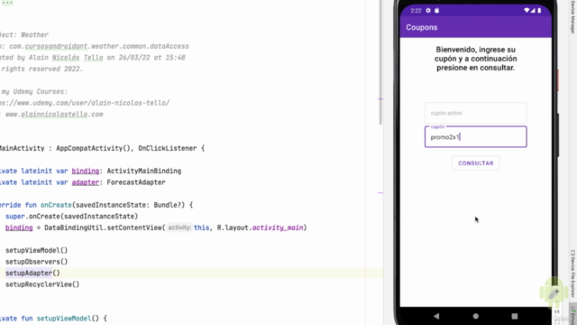 Curso de Android 14 con Kotlin: Intensivo y práctico – Screenshot 3