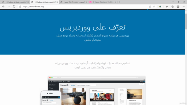 كورس احتراف الووردبريس 1000 دولار شهريا محدث باستمرار – Screenshot 1