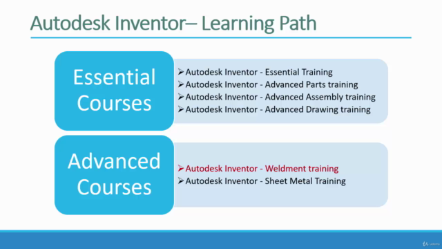 Autodesk Inventor 2021 / 2022 - Weldment Training – Screenshot 4