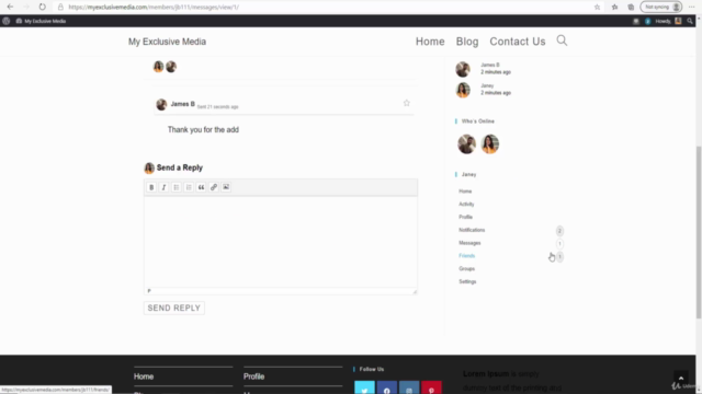 Create a social community WordPress website from scratch – Screenshot 2