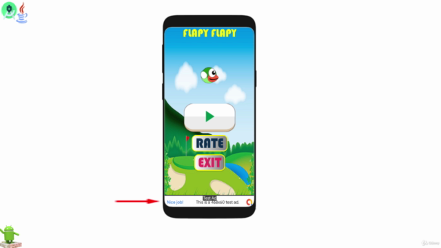 Create a Flappy Bird Clone in Android Studio Using Java. - Screenshot_02