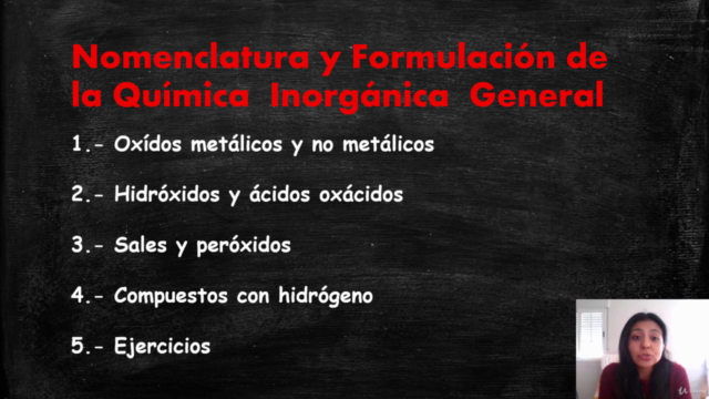 Curso Completo de Nomenclatura Inorgánica General – Screenshot 1