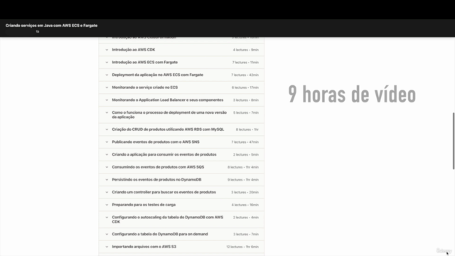 Criando microsserviços em Java com AWS ECS Fargate e AWS CDK – Screenshot 3