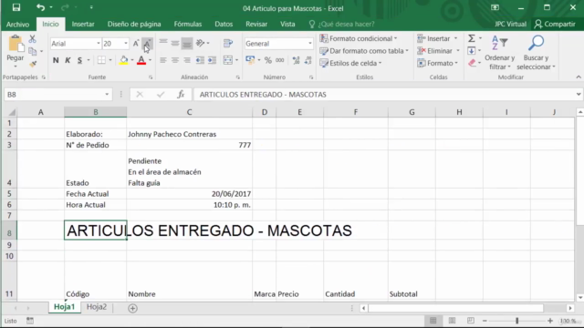 Excel Básico 1 – Screenshot 3