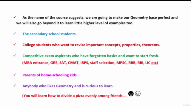 Geometry & Mensuration - Basics & beyond... Easy learning – Screenshot 1
