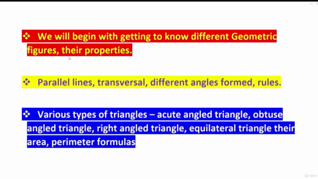 Geometry & Mensuration - Basics & beyond... Easy learning – Screenshot 3