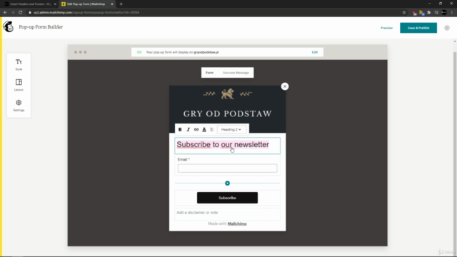 MailChimp od podstaw - email marketing – Screenshot 1