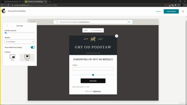 MailChimp od podstaw - email marketing – Screenshot 2