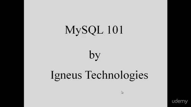 MySQL 101 for beginners - Screenshot_01