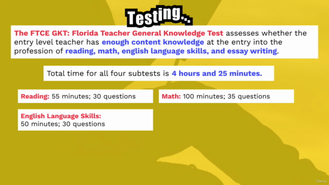 Master the FTCE GKT: GK Rdg, GK Math, GK Essay, & GK ELS – Screenshot 1
