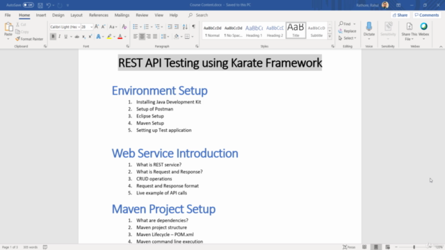 REST API Testing with Karate Framework – Screenshot 1