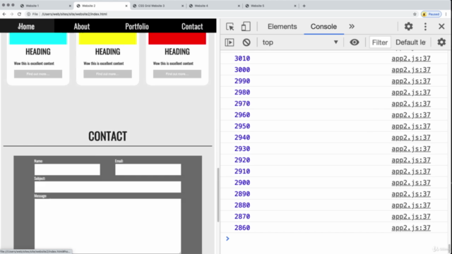 CSS Modern Responsive Web Design Create 5 Different Sites – Screenshot 1
