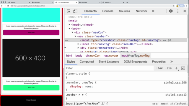 CSS Modern Responsive Web Design Create 5 Different Sites – Screenshot 2