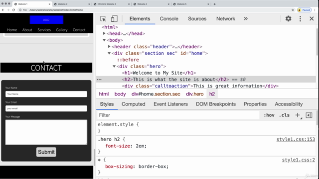CSS Modern Responsive Web Design Create 5 Different Sites – Screenshot 4