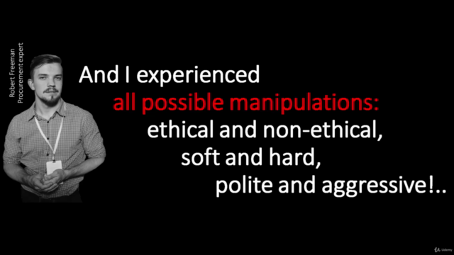 Procurement Negotiations: avoiding Manipulative Tactics 2024 – Screenshot 1