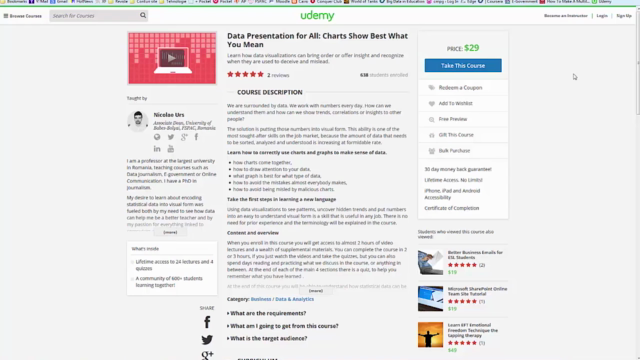 Data Presentation for Business: How to make great charts – Screenshot 4