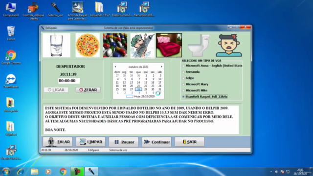 Delphi Sistema de voz – Screenshot 2
