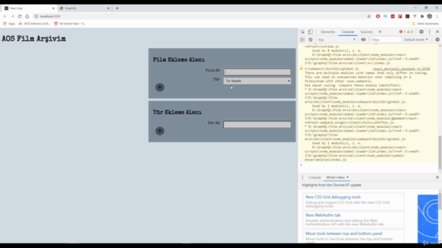 REACT-APOLLO ve GRAPHQL ile Uygulamalar Geliştirelim – Screenshot 3