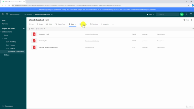 Learn Wrike - Project Management Software - Training Course – Screenshot 3