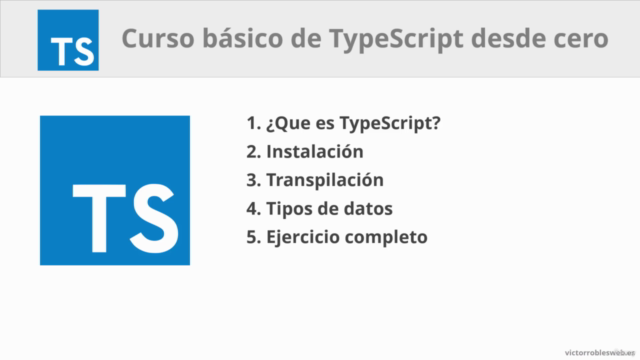 Curso básico de TypeScript - Empieza con este lenguaje – Screenshot 4