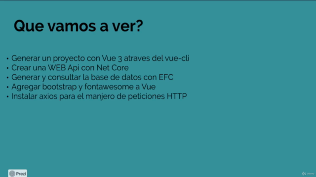 Aplicación de tareas con Vue 3 + Net Core + EFC – Screenshot 2