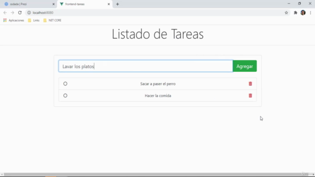 Aplicación de tareas con Vue 3 + Net Core + EFC – Screenshot 4