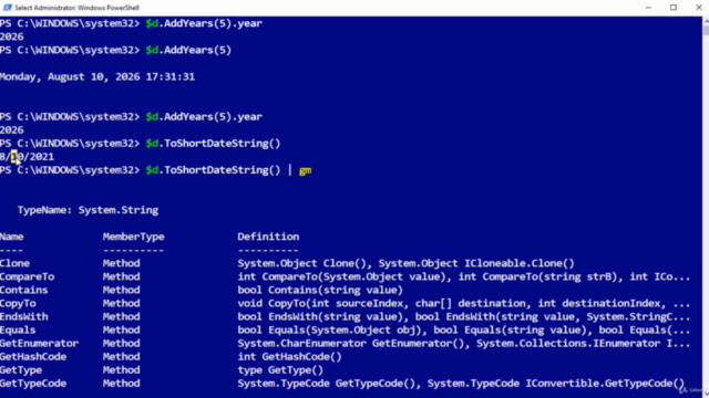Advanced PowerShell: Exploring Object-Oriented Scripting – Screenshot 2
