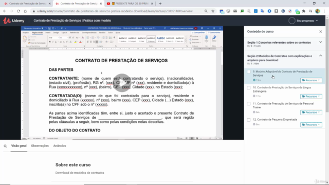 Contrato para Autônomo | com modelos para download – Screenshot 2