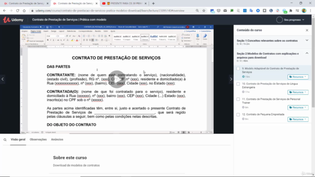 Contrato para Autônomo | com modelos para download – Screenshot 3