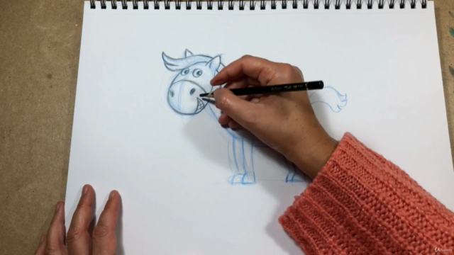 The Ultimate course for drawing CARTOONY FARM ANIMALS – Screenshot 3