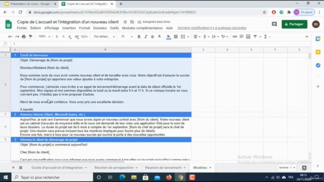 Gestion de Projet Informatique avec des Templates Pratiques – Screenshot 1