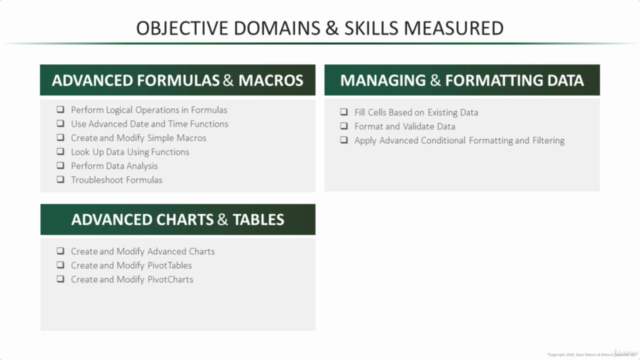Microsoft Excel Certification Exam Prep: MO-201 Excel Expert – Screenshot 2
