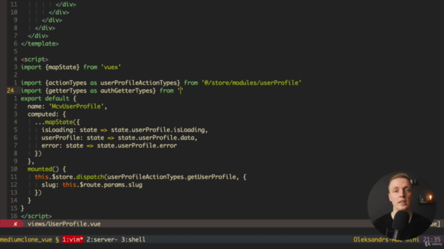 Vue JS и Vuex - пишем реальный проект с нуля – Screenshot 3
