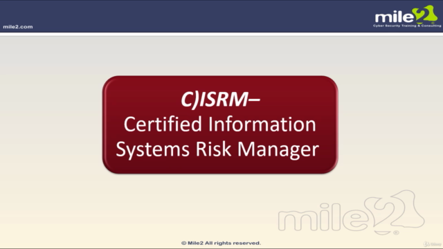 Certified Information Systems Risk Manager (CISRM) - Screenshot_01