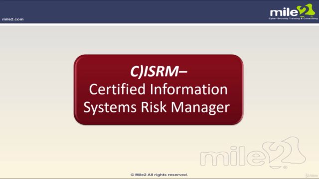 Certified Information Systems Risk Manager (CISRM) - Screenshot_02