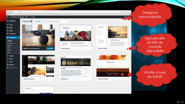 Curs Wordpress de la 0 pentru crearea unui website – Screenshot 4