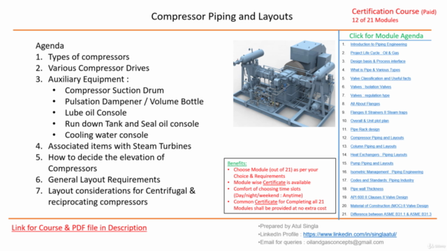Compressor Piping and Layouts – Screenshot 1
