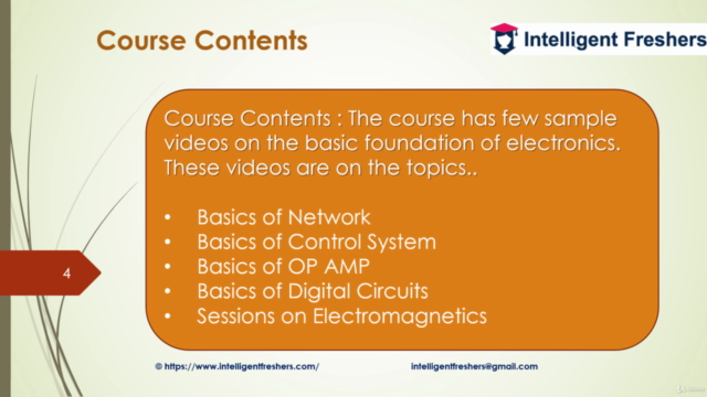 Foundation Course on Electronics – Screenshot 3
