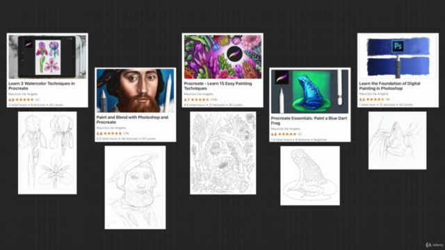 Ink a Medieval Ornament in Procreate 5X – Screenshot 2