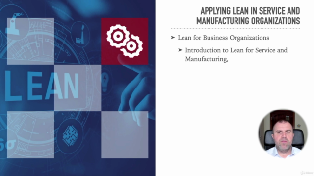 Applying Lean in Service and Manufacturing Organizations – Screenshot 1