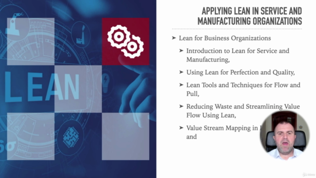 Applying Lean in Service and Manufacturing Organizations – Screenshot 2