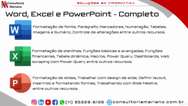 Formação Office - Básico ao avançado – Screenshot 2