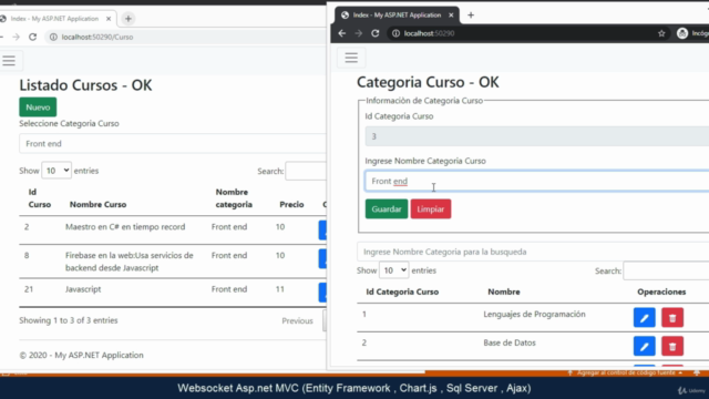 WebSockets: Aplicaciones en tiempo real con Asp .Net MVC – Screenshot 1