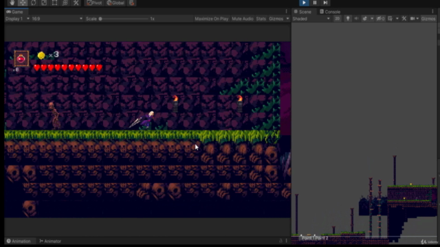 Como hacer un juego tipo Metroidvania en Unity 2D Intermedio – Screenshot 1