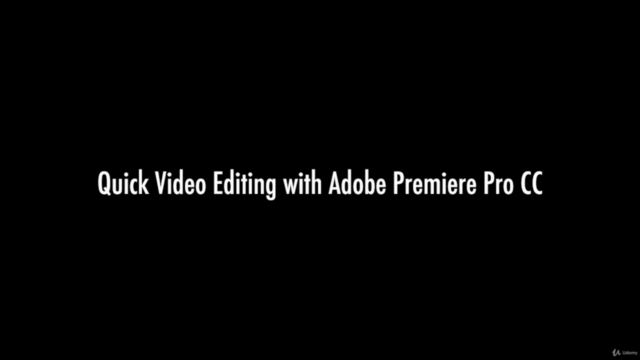 Quick Video Editing with Adobe Premiere Pro CC – Screenshot 4