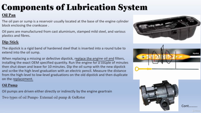 Automotive Engineering; Engine Lubrication Systems – Screenshot 3