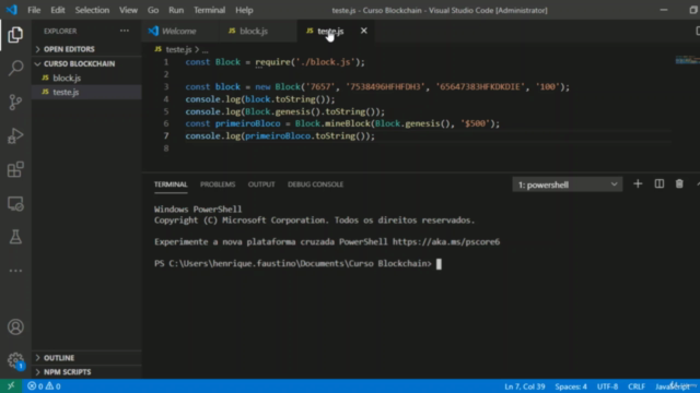 Blockchain com Node.js: Construa a sua Blockchain ! – Screenshot 4