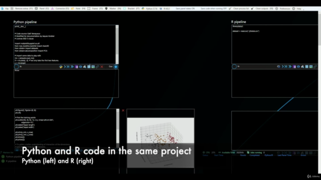 R and Python coding with Prython – Screenshot 1